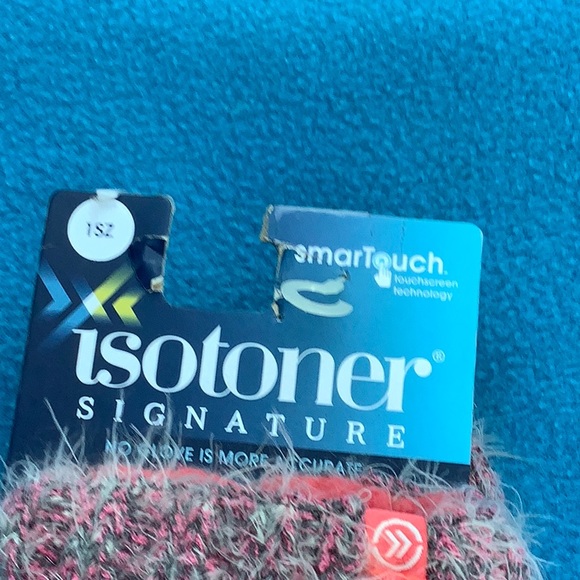 ❄️⬇️$15 Isotoner Pink SmartTouch Mittens 1 Size - Picture 5 of 7